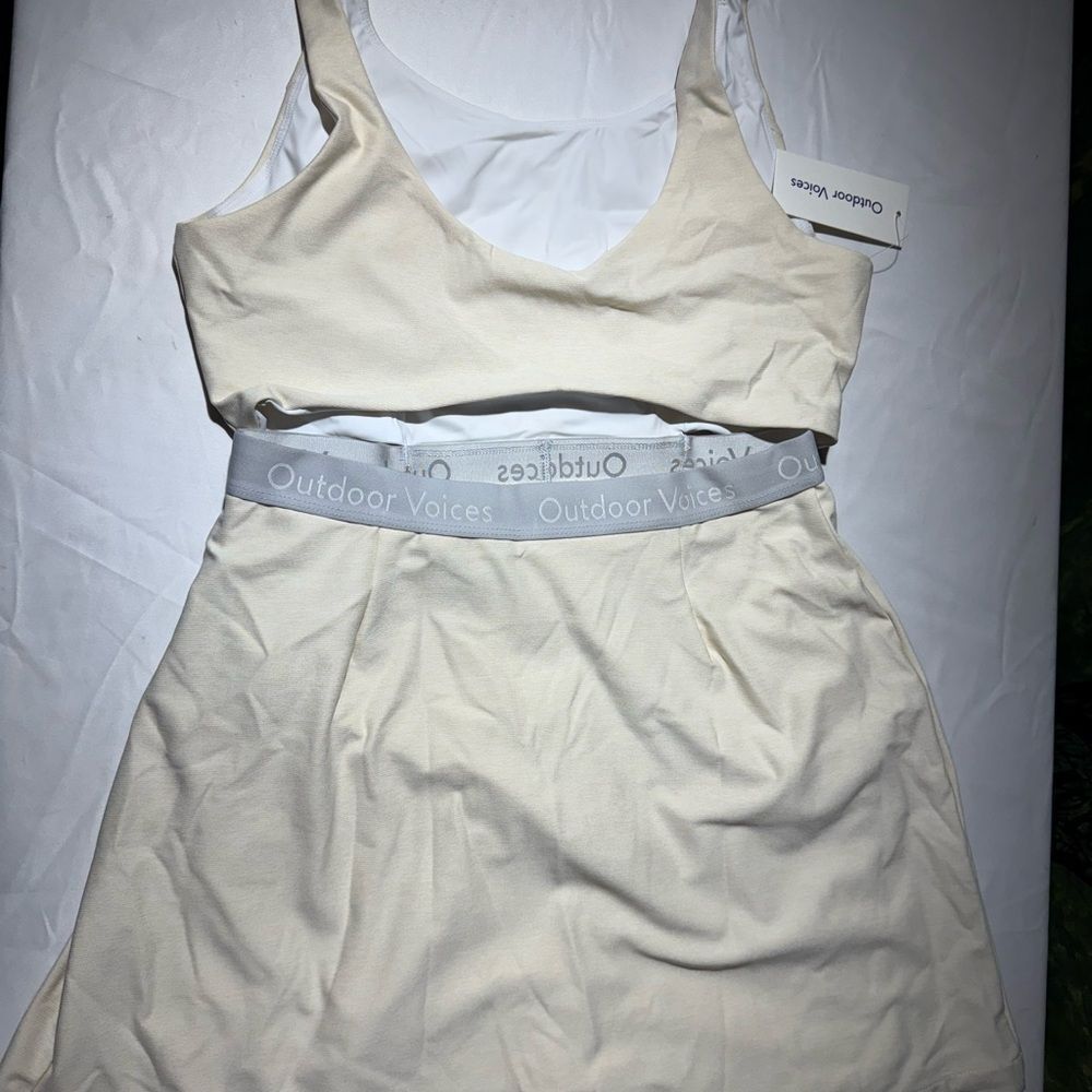 Outdoor Voices Cream Court Athletic Dress - Picture 8 of 10